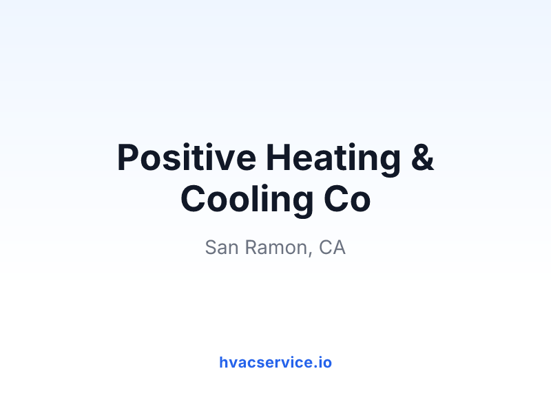 Positive Heating & Cooling Co