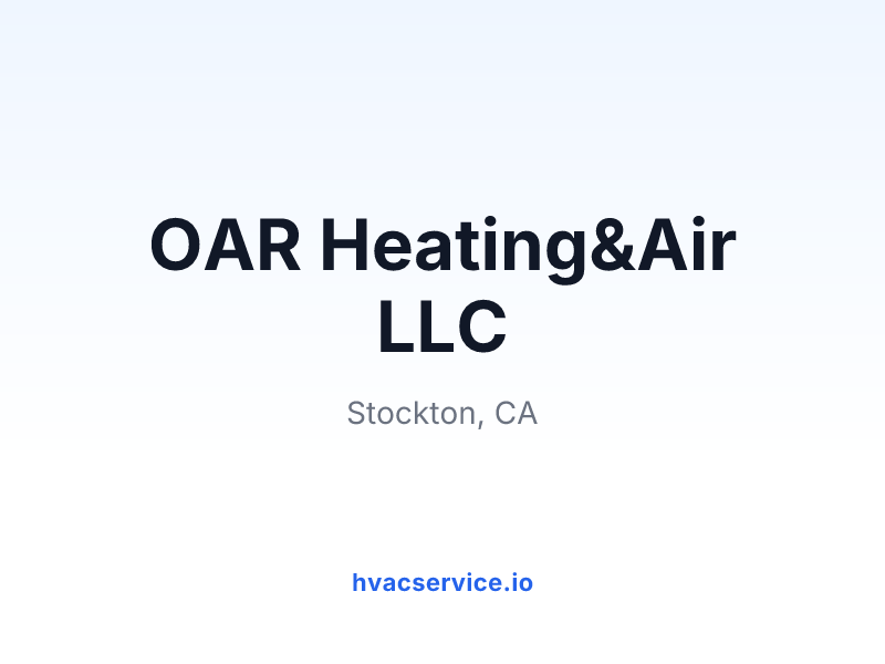 OAR Heating&Air LLC