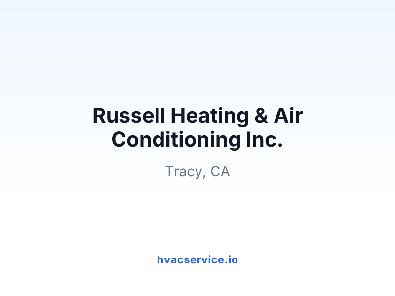 Russell Heating & Air Conditioning Inc.