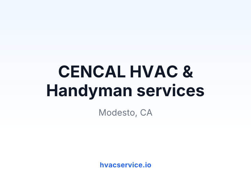 CENCAL HVAC & Handyman services