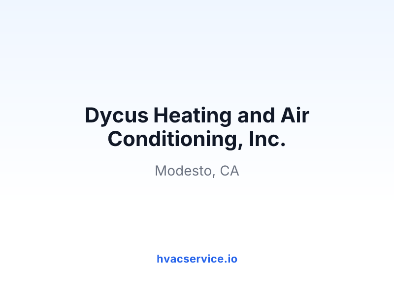 Dycus Heating and Air Conditioning, Inc.