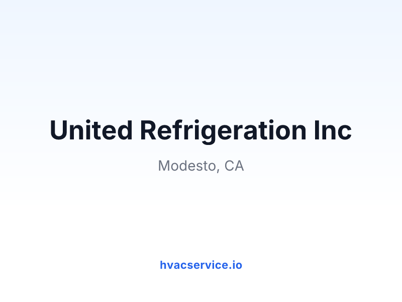 United Refrigeration Inc