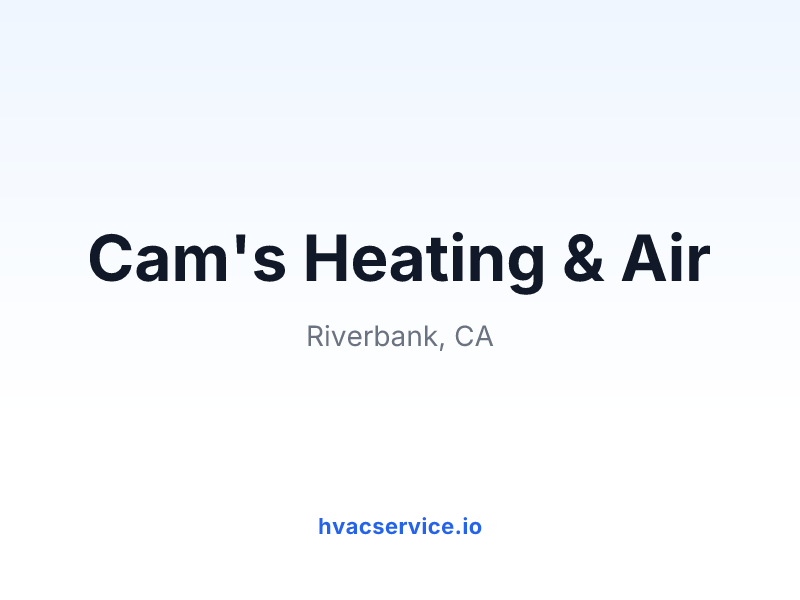 Cam's Heating & Air