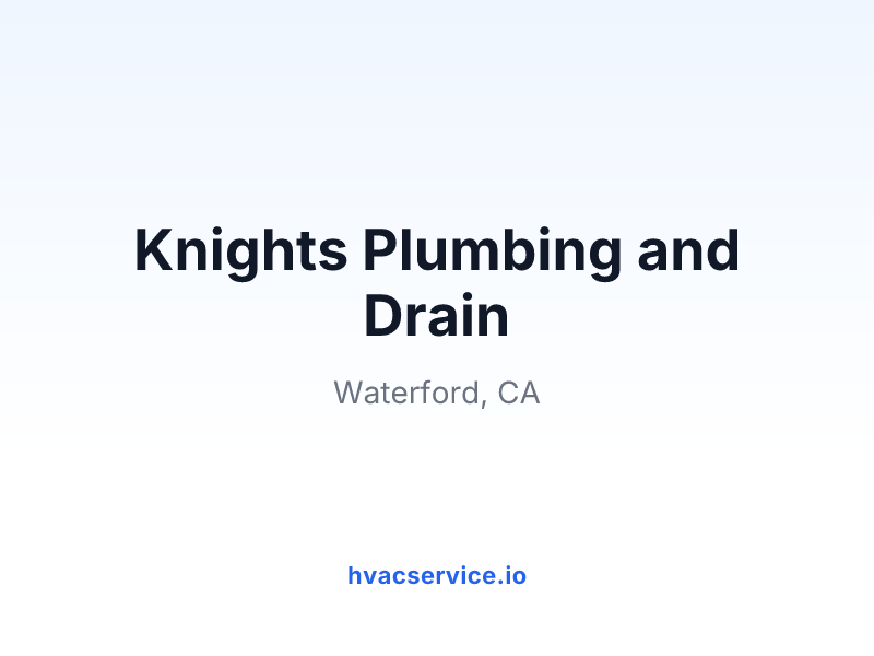 Knights Plumbing and Drain