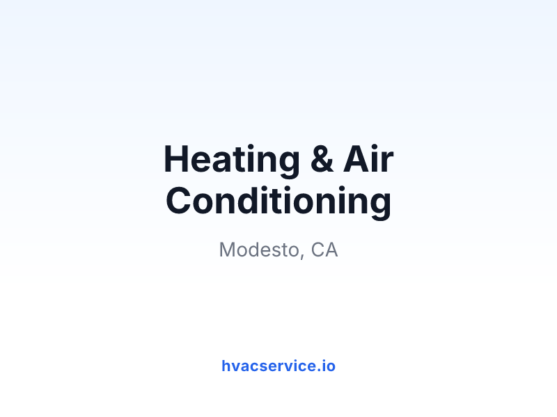 Heating & Air Conditioning