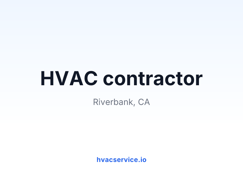 HVAC contractor