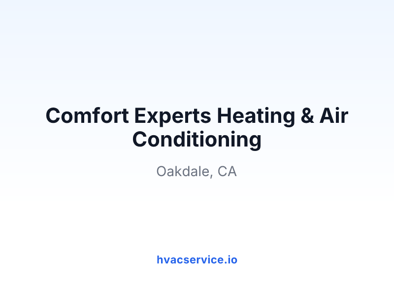 Comfort Experts Heating & Air Conditioning