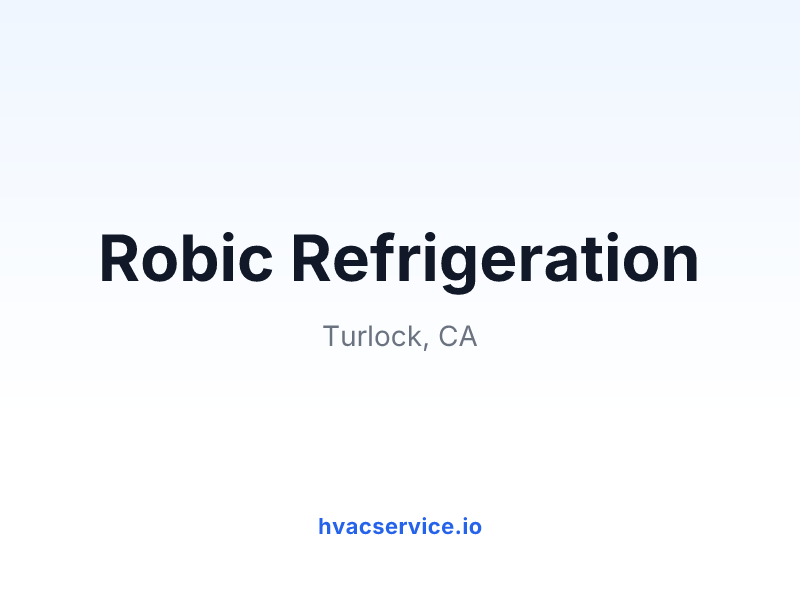 Robic Refrigeration