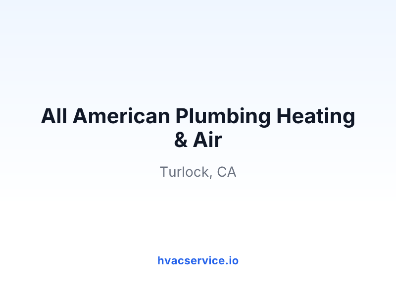 All American Plumbing Heating & Air