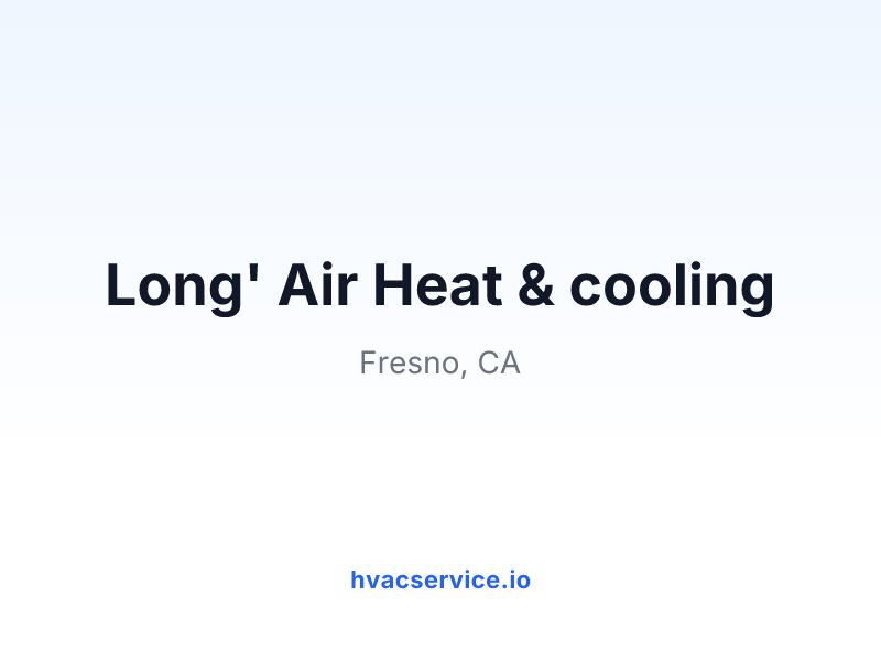 Long' Air Heat & cooling