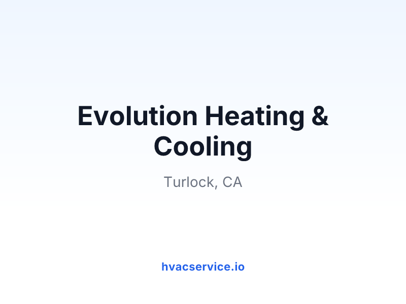 Evolution Heating & Cooling