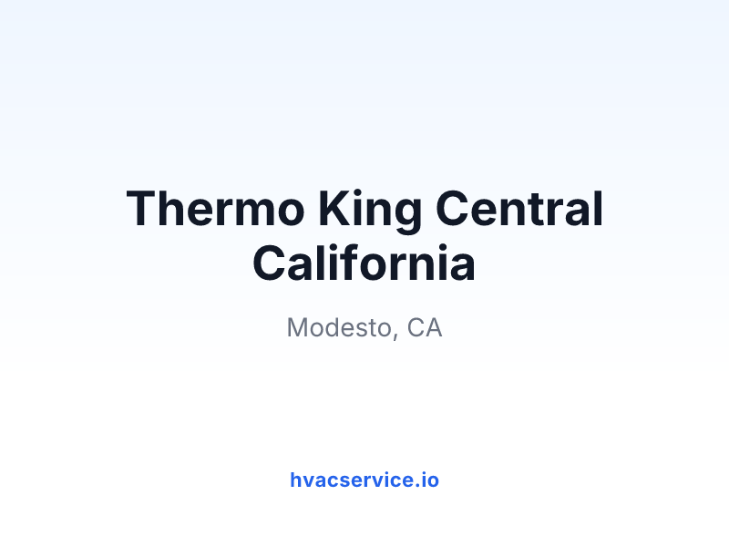 Thermo King Central California