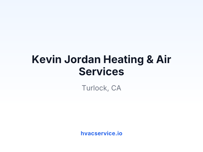 Kevin Jordan Heating & Air Services