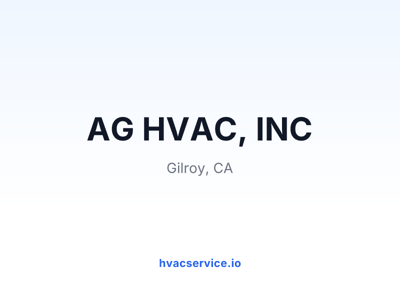 AG HVAC, INC