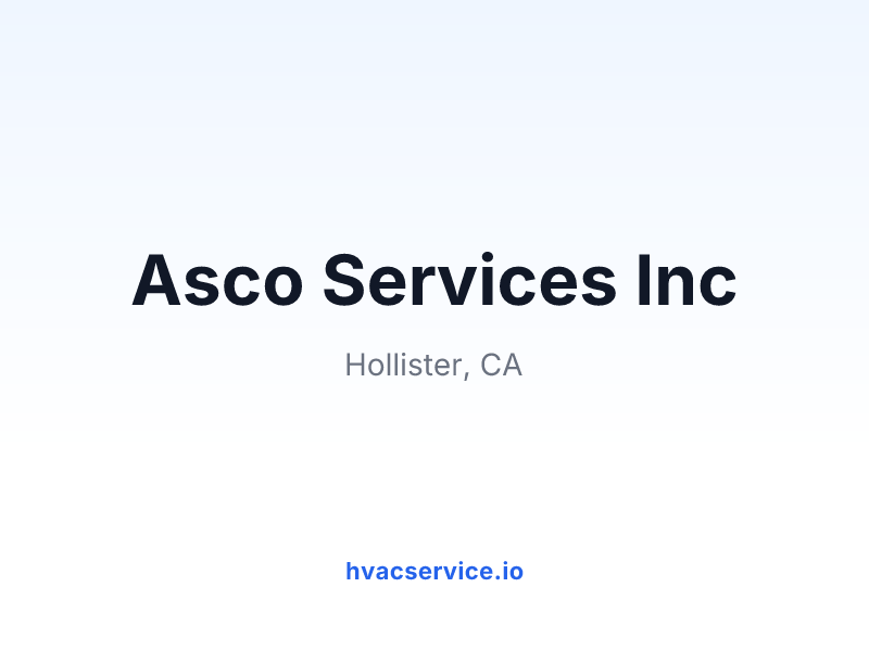 Asco Services Inc