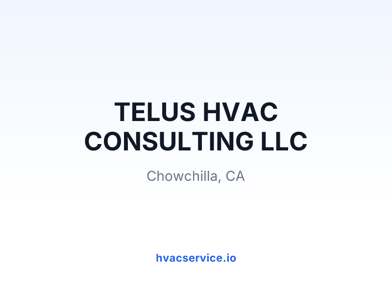TELUS HVAC CONSULTING LLC