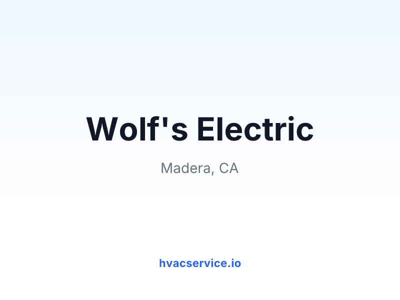 Wolf's Electric