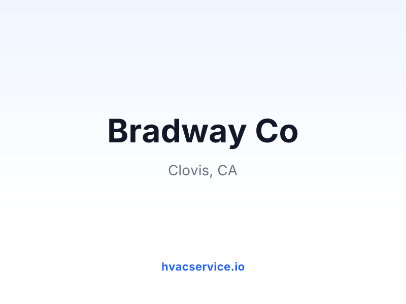 Bradway Co