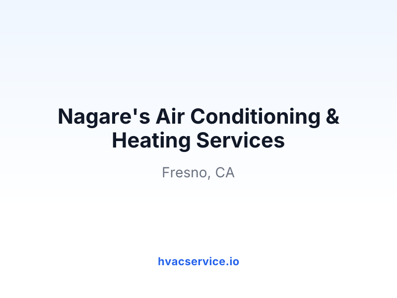 Nagare's Air Conditioning & Heating Services