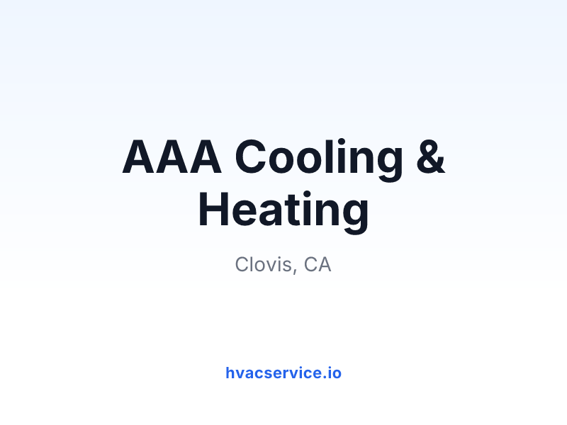 AAA Cooling & Heating