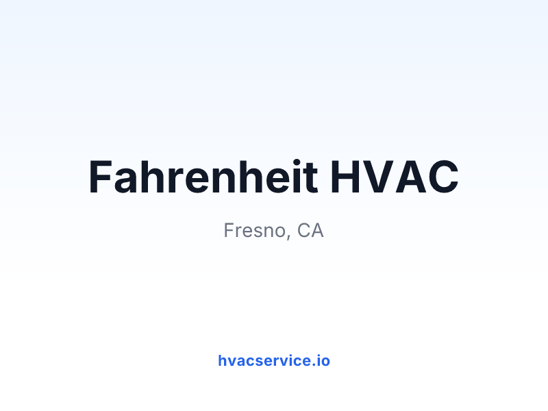 Fahrenheit HVAC