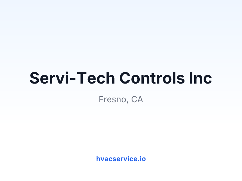 Servi-Tech Controls Inc