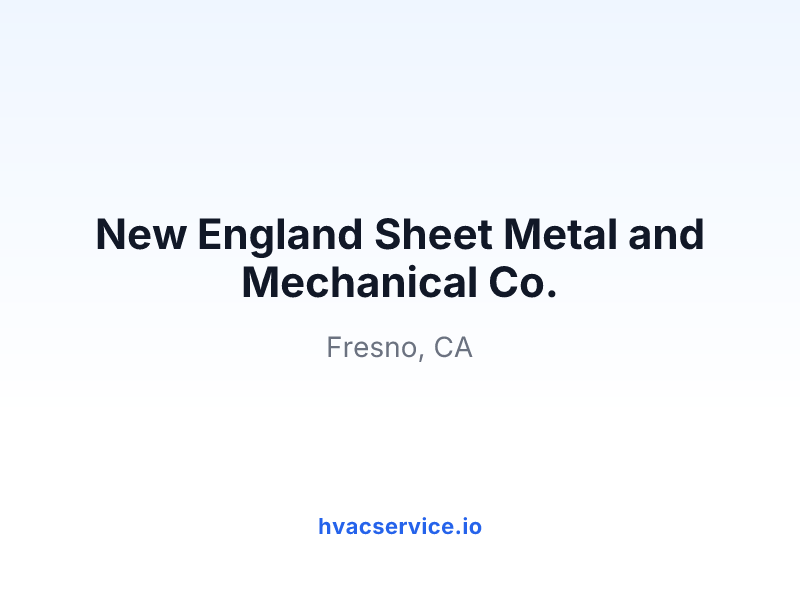 New England Sheet Metal and Mechanical Co.