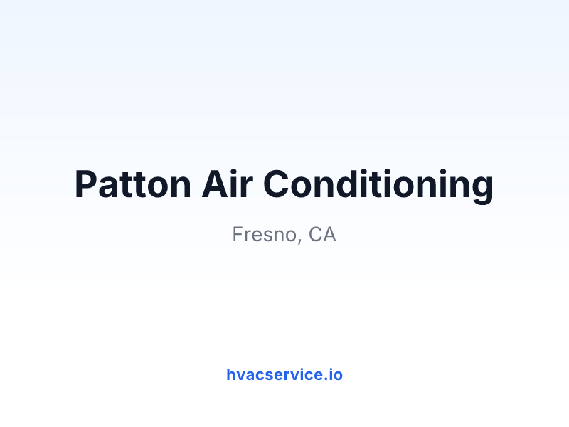 Patton Air Conditioning
