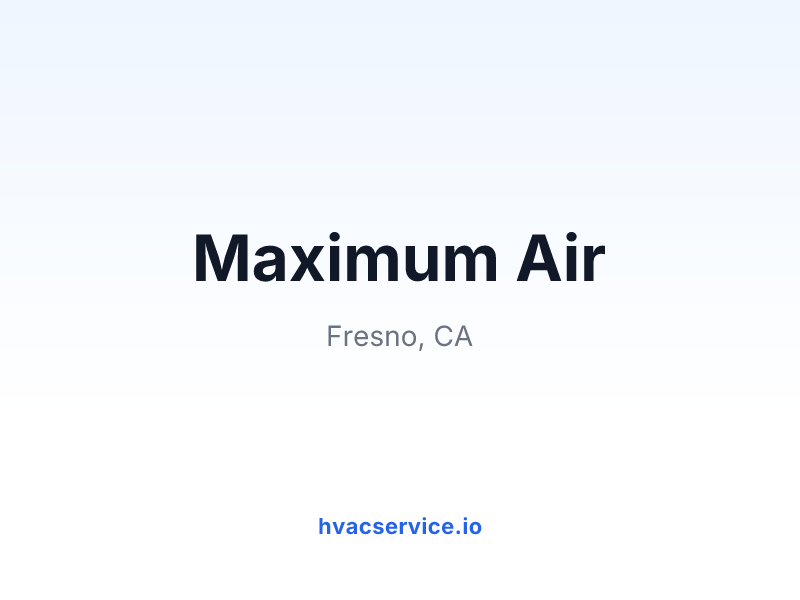 Maximum Air