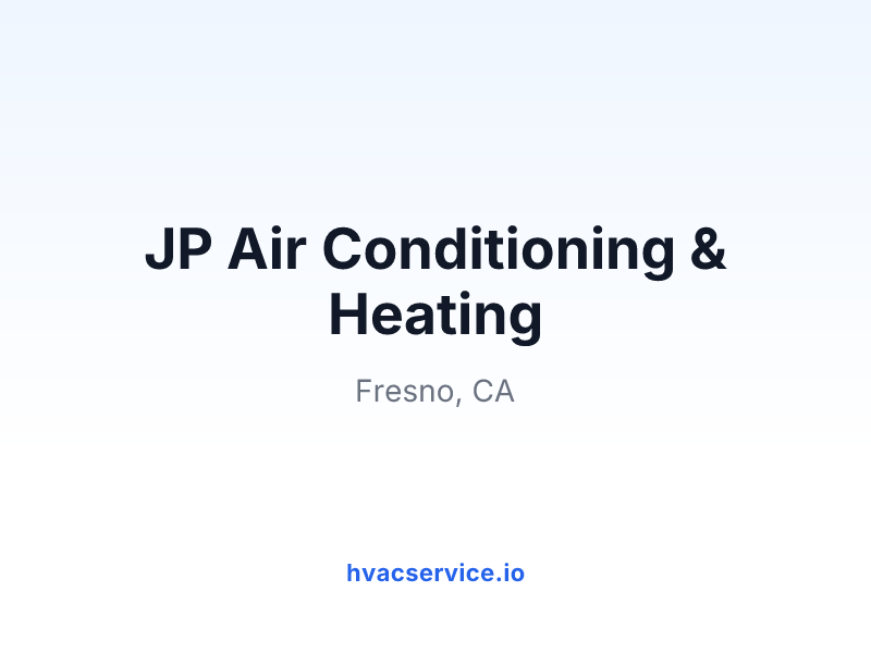 JP Air Conditioning & Heating