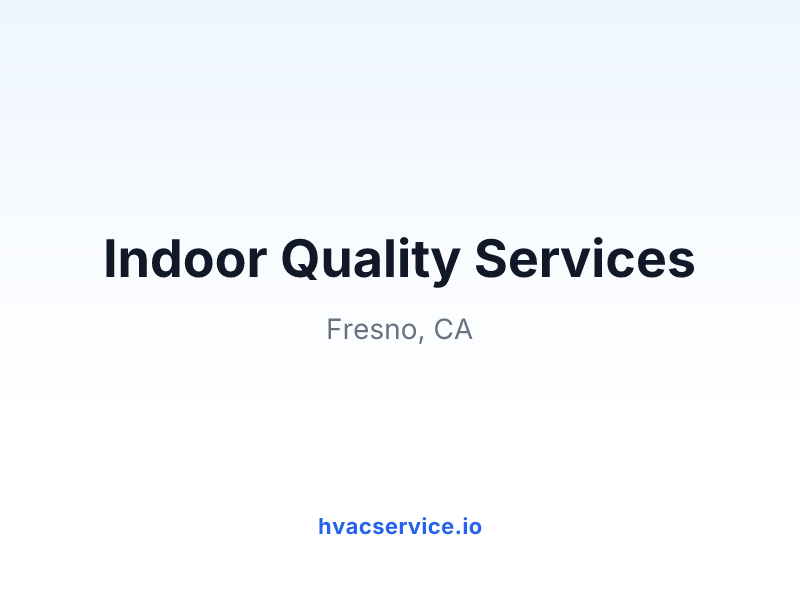 Indoor Quality Services