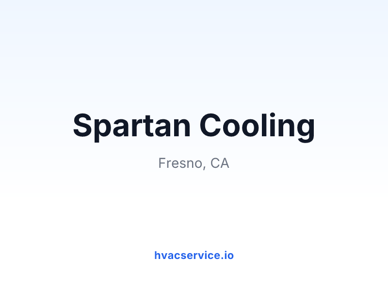 Spartan Cooling
