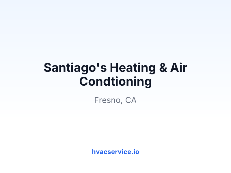 Santiago's Heating & Air Condtioning