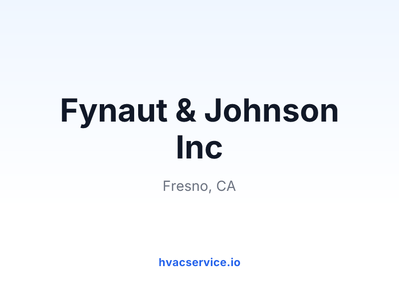 Fynaut & Johnson Inc