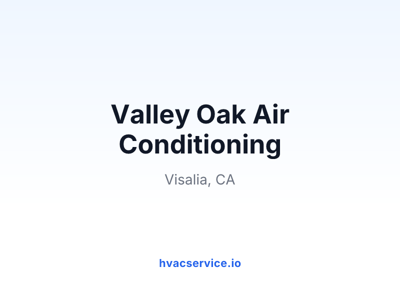 Valley Oak Air Conditioning