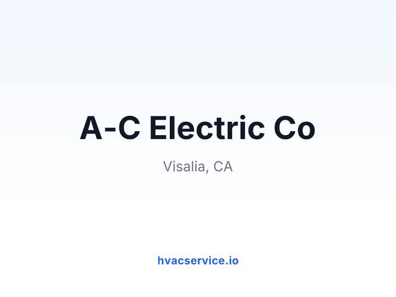 A-C Electric Co