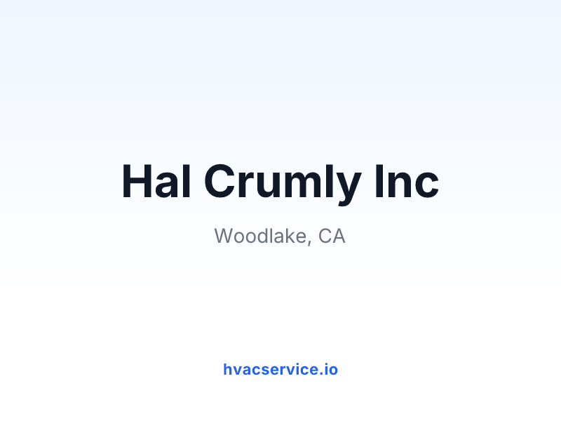 Hal Crumly Inc