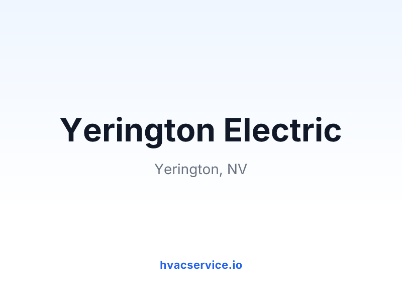 Yerington Electric