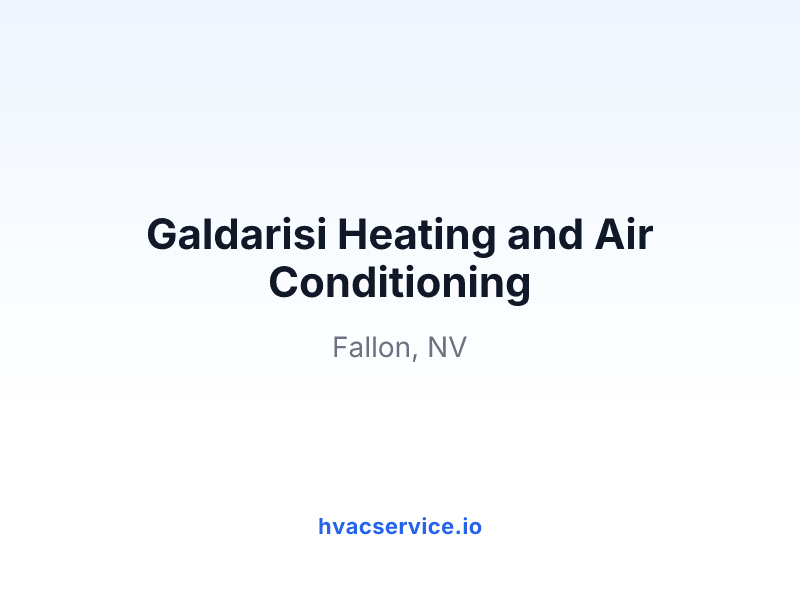 Galdarisi Heating and Air Conditioning