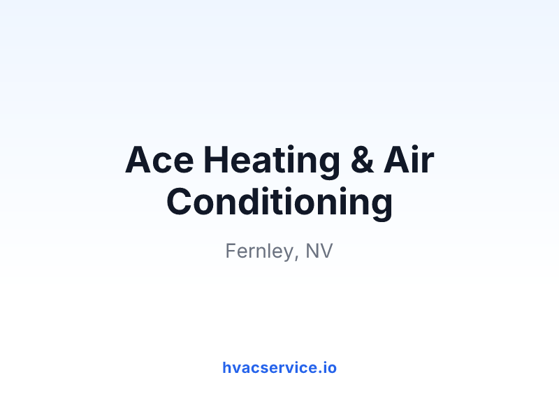Ace Heating & Air Conditioning