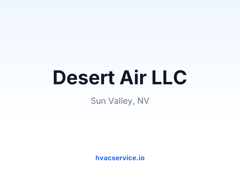 Desert Air LLC