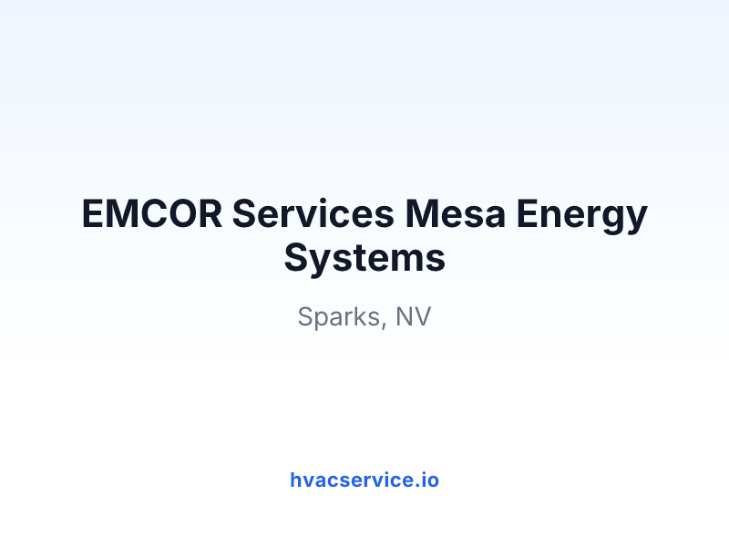 EMCOR Services Mesa Energy Systems