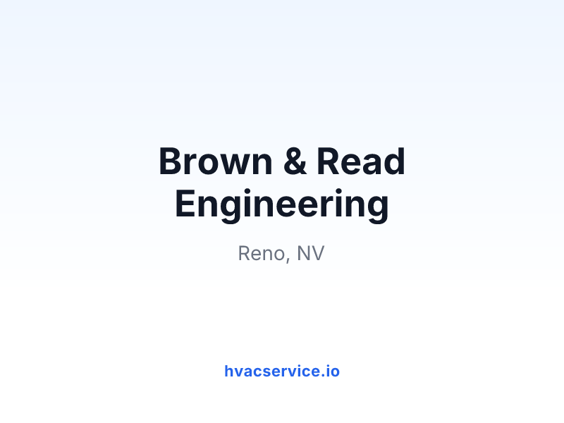 Brown & Read Engineering