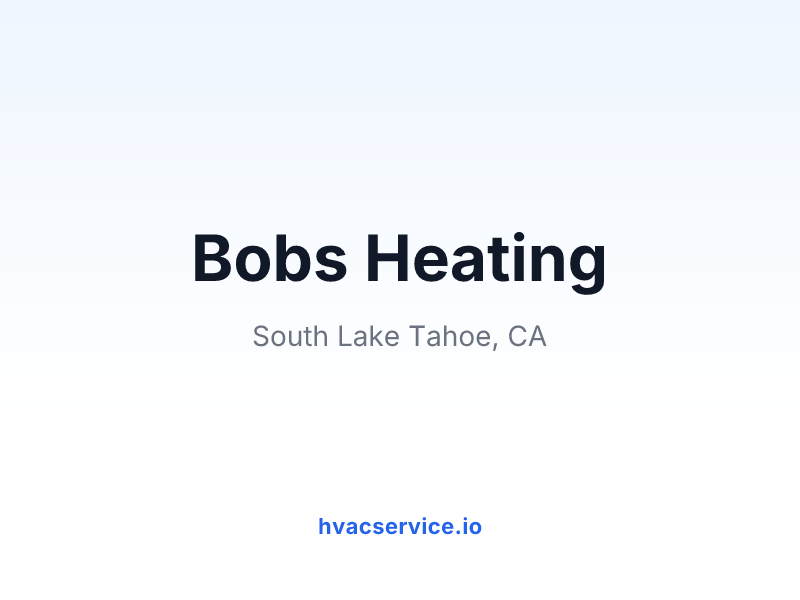 Bobs Heating