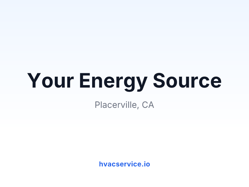 Your Energy Source