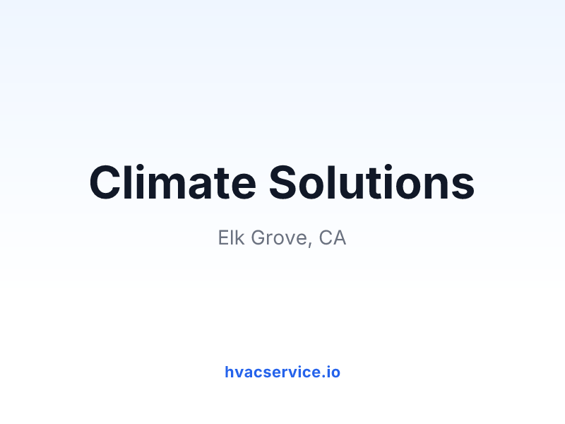 Climate Solutions