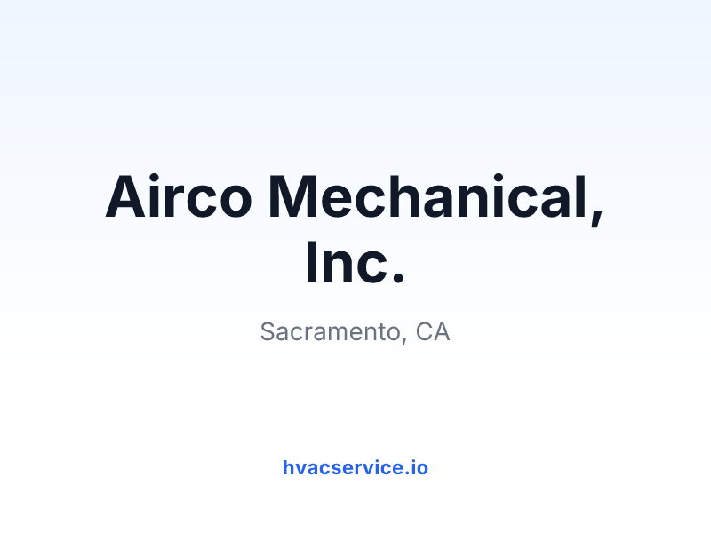 Airco Mechanical, Inc.