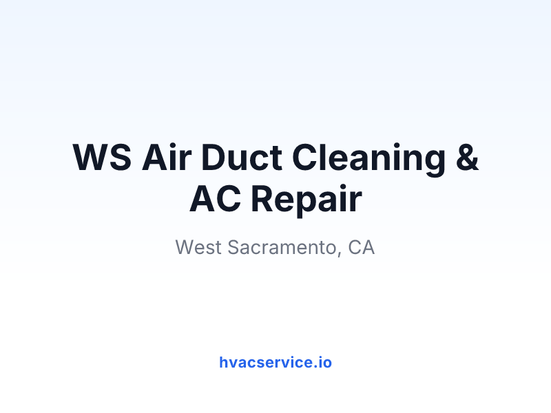 WS Air Duct Cleaning & AC Repair