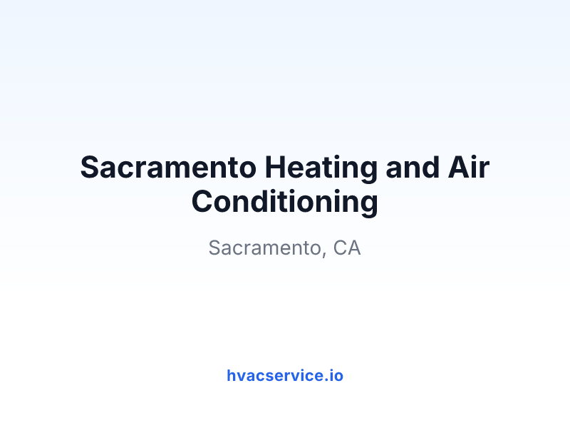 Sacramento Heating and Air Conditioning