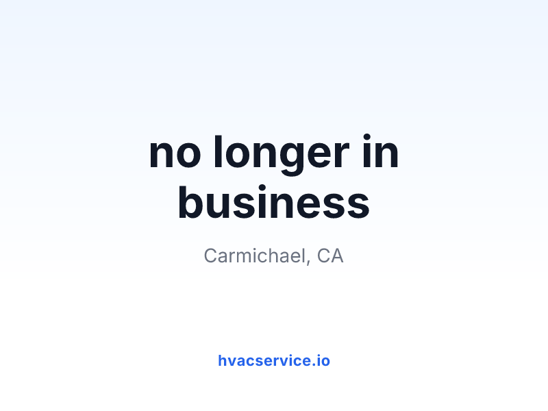 no longer in business